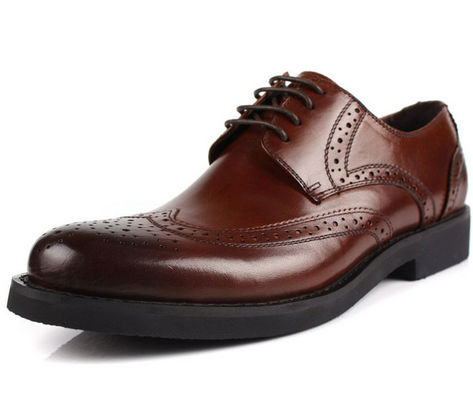 Europe Design Mężczyźni Buty Brogue Style Buty Full Grain Skóra Mężczyźni Buty