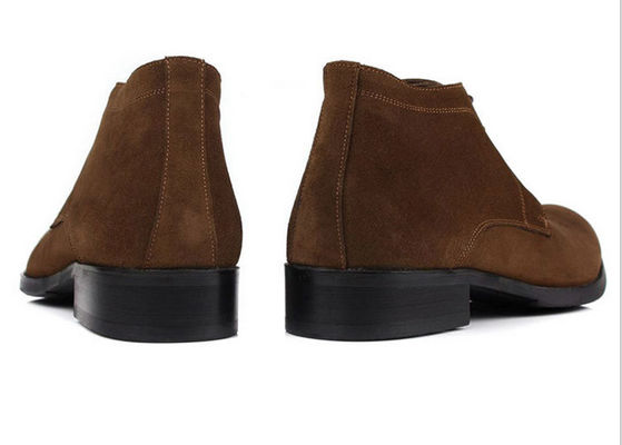 ODM męskie buty Chelsea Suede, czarne / brązowe męskie buty lace up casual
