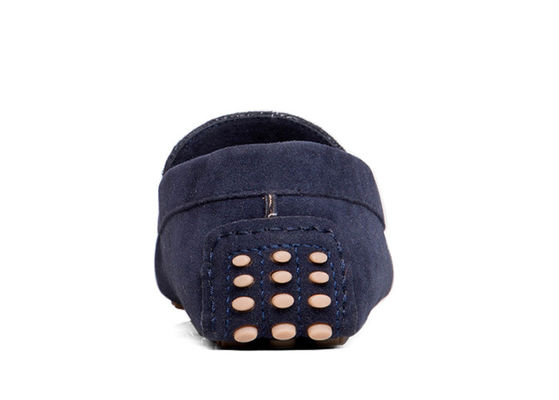 Stylowe buty do jazdy dla mężczyzn czarne, mokasin - buty do jazdy z suedy Gommino