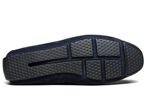 Wiosenna / jesienna męska skórzana buty klasyczna Błękitna Sueda Monk Buty dla dżentelmena