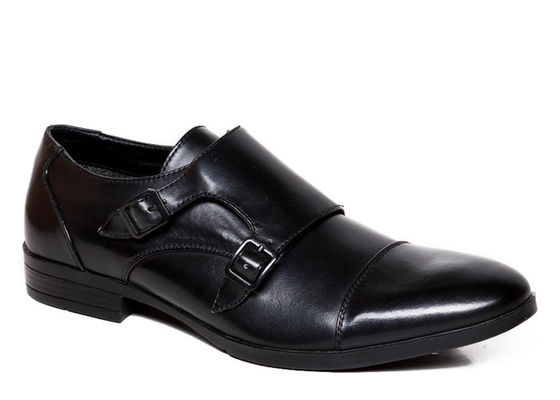 Włoskie buty męskie z podwójnym opaski