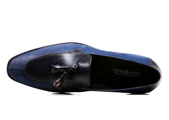 Dorośli męski suede Penny Loafers Flat Slip On męski mokasin Buty skórzane