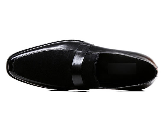 Mieszane kolory Buty męskie skórzane z szwami z prawdziwej skóry Nubuck