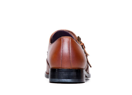 Mężczyźnie buty Goodyear, ręcznie wykonane buty z podwójnym paskiem.