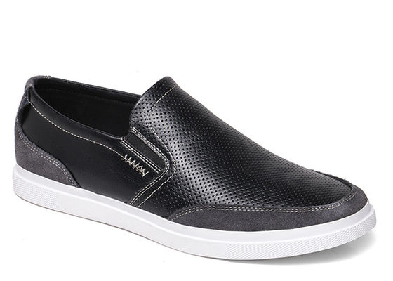 Latem ręcznie wykonane męskie Slip On Sneakers Hollow Out Mężczyźni Czarne Driving Loafers