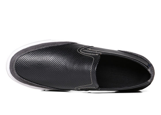 Latem ręcznie wykonane męskie Slip On Sneakers Hollow Out Mężczyźni Czarne Driving Loafers