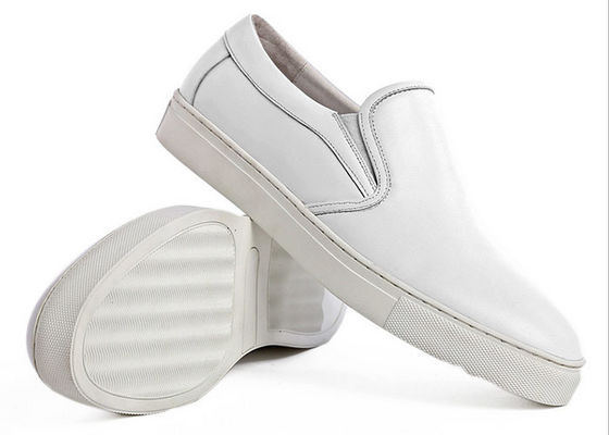 Buty do biegania dla mężczyzn, prawdziwe skórzane trampki.