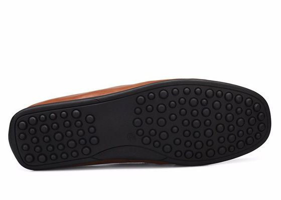 Slip On Mens Miękkie buty mokasinowe Prawdziwe skórzane buty płaskie Gommino Buty jazdy