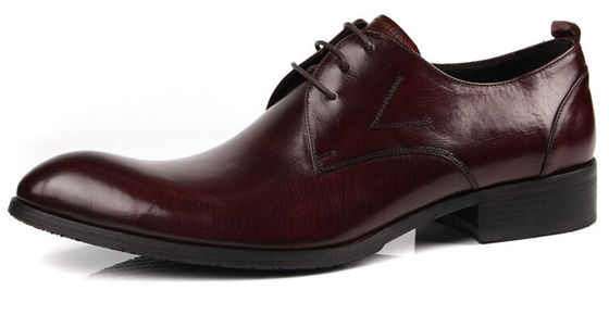 Kawa / Czarna / Brązowa męska suknia ślubna buty wypalone męskie buty z ostrymi palcami