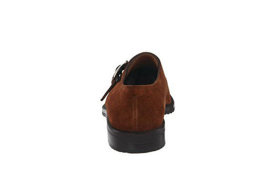 Ręcznie wykonane męskie buty Oxford, prawdziwa skóra, monk strap, buty Brogue.
