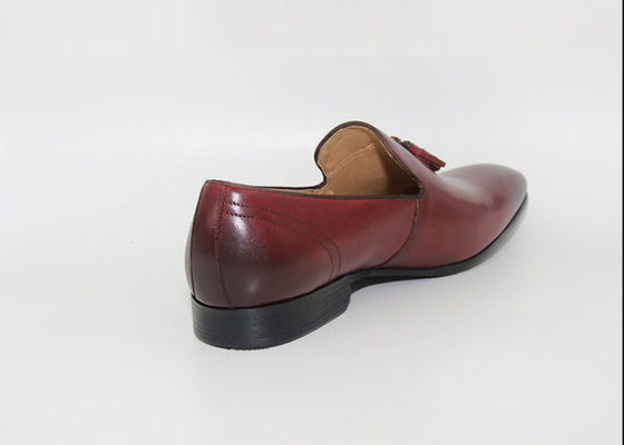 Tassel Niskie obcasy Buty ślubne Loafers Style Bullock Round Toe Ręcznie wykonane Oxford Buty
