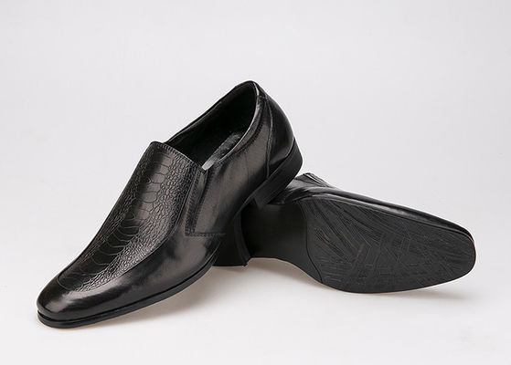 Slip On Round Toe Mężczyźni Buty Formal Dress Oxford Style Buty Full Grain Leather Dress
