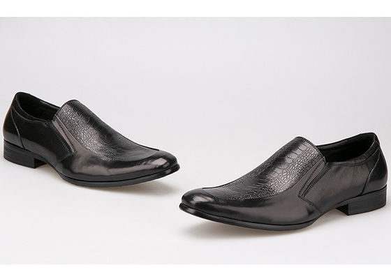 Slip On Round Toe Mężczyźni Buty Formal Dress Oxford Style Buty Full Grain Leather Dress