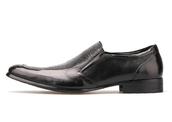 Wytrzymałe męskie buty z formalną suknią Wiosna / Jesień Komfortowe męskie buty z czarną podeszwą