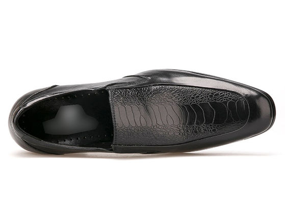Wytrzymałe męskie buty z formalną suknią Wiosna / Jesień Komfortowe męskie buty z czarną podeszwą