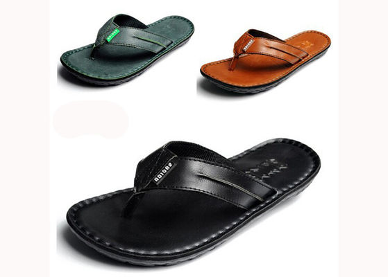 Flip Flop męskie kapcie skórzane na zamówienie letnie męskie Designer
