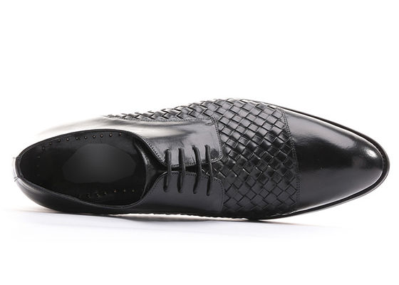 Business BV Oxfords męskie buty, męskie czarne buty do imprezy.