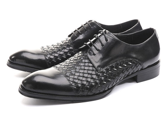 Business BV Oxfords męskie buty, męskie czarne buty do imprezy.