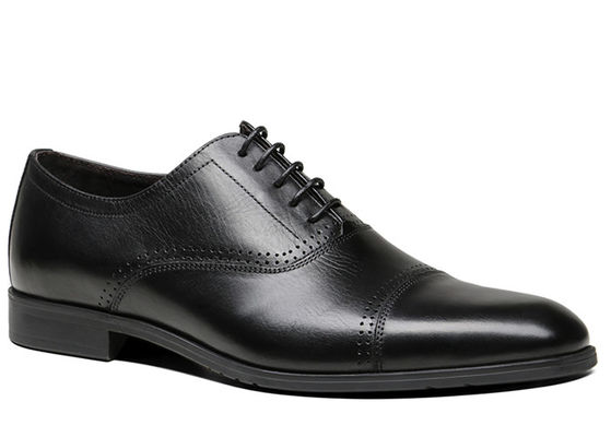 Oxford Genuine Skóra Mężczyźni buty, luksusowe sznurówki Derby buty dla mężczyzn