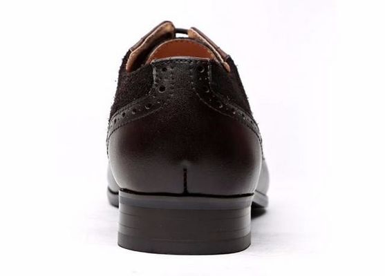 Wysokiej klasy kości krowiej męskie szczytowe buty sukienkowe buty modne buty brogue dla mężczyzn