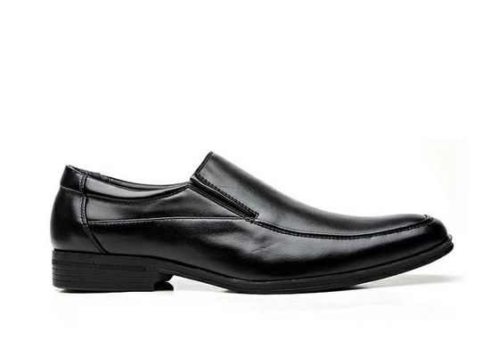 Slip on Loafers Czarny Durability Mens Casual Dress Buty na uroczyste wydarzenia