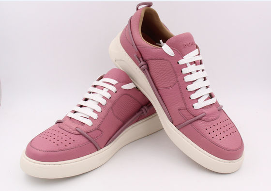 Wisteria Low Top Kobiety Skórzane Sneakery Rondo Toe Różne rozmiary
