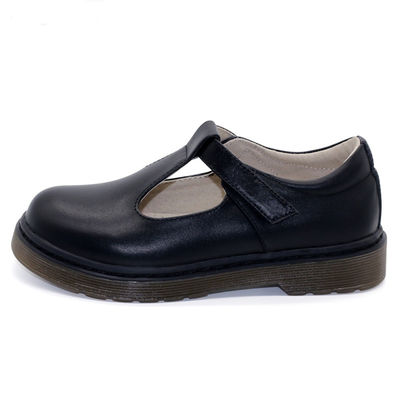 Buty szkolne z skóry T-Bar dla dzieci