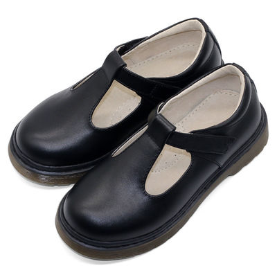 Buty szkolne z skóry T-Bar dla dzieci