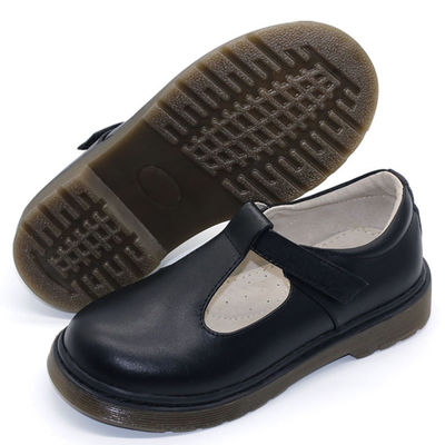 Buty szkolne z skóry T-Bar dla dzieci