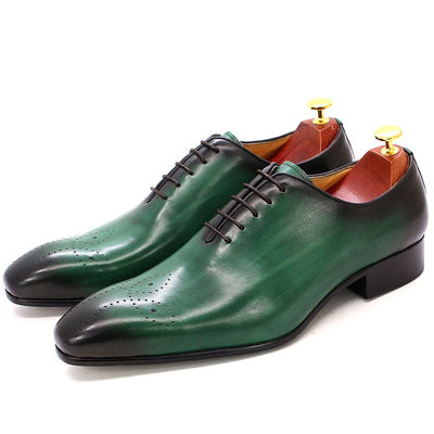 Retro Vintage męska skóra buty, męska skóra sznurówki do butów Brogue