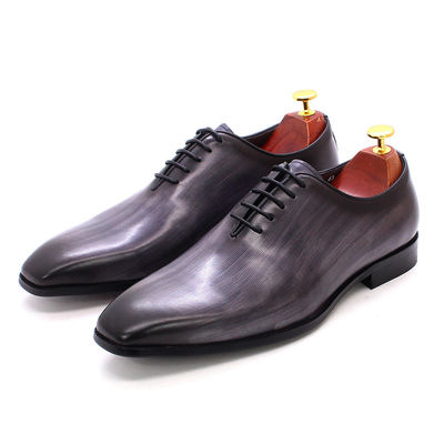 Prawdziwa skóra męskie buty włoskie stylowe czarne / brązowe buty biznesowe