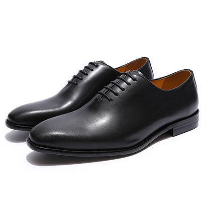 Prawdziwa skóra męskie buty włoskie stylowe czarne / brązowe buty biznesowe