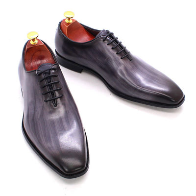 Prawdziwa skóra męskie buty włoskie stylowe czarne / brązowe buty biznesowe