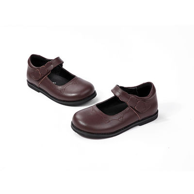 Casual Girls Skórzane Buty Szkołowe Sznurówka Dookoła Okrągły Palec Rozmiar 26-45