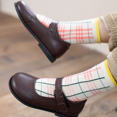 Casual Girls Skórzane Buty Szkołowe Sznurówka Dookoła Okrągły Palec Rozmiar 26-45