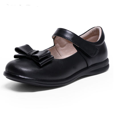 Patentowe skórowe buty szkolne unisex płaskie obcasy z sznurówkami gumowa podeszwa