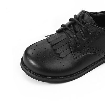 Sznurówki Unisex Skórzane Buty Szkolne Rozmiar 26-40 Dziewczyny Tassel Skórzane Buty
