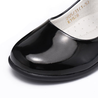 Buty ze skóry unisex z płaskim obcasem
