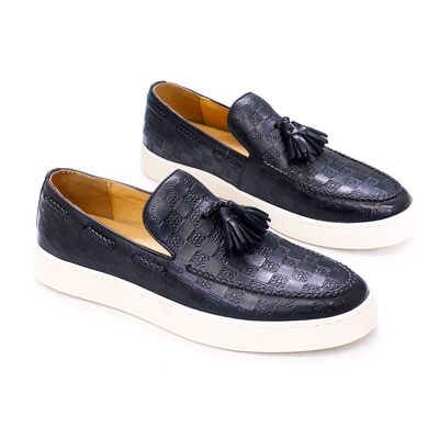 Skóra Casual Mens Slip On Sneakers Buty 1,2 kg 40-45 Rozmiar