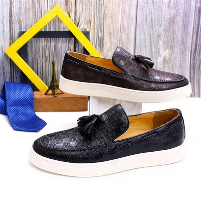 Skóra Casual Mens Slip On Sneakers Buty 1,2 kg 40-45 Rozmiar