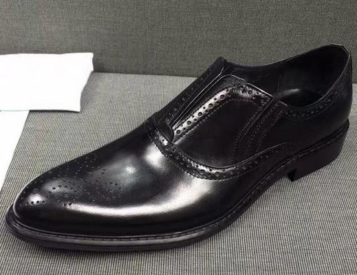 Broguing Pointed - End Slip On Men's Formal Dress Shoes / Work Sculpting Dress Shoes