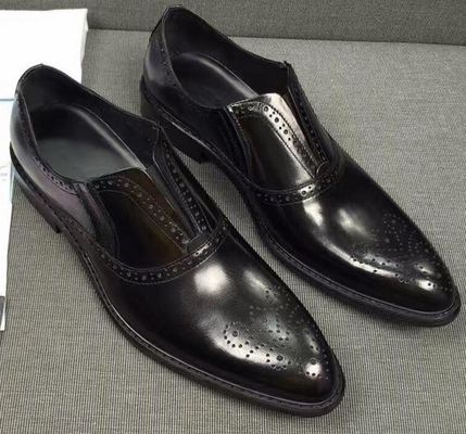 Broguing Pointed - End Slip On Men's Formal Dress Shoes / Work Sculpting Dress Shoes