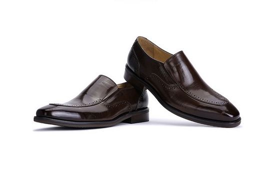 Slip On Brogue Męskie Skórzane sukienki Buty Loafers Krokodyl wzór do biura