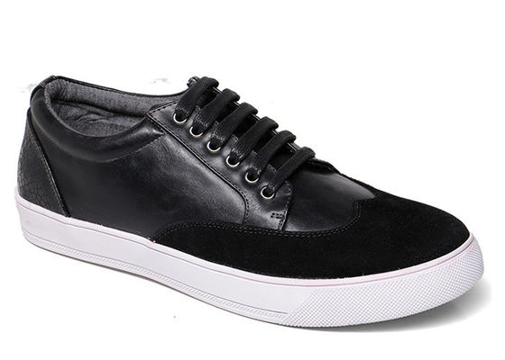 Mesh Linling Walking Lace Up męskie buty z płaską podeszwą buty casual Sneakers PU Upper