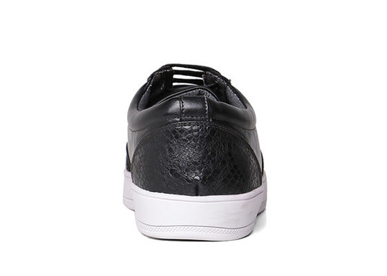 Mesh Linling Walking Lace Up męskie buty z płaską podeszwą buty casual Sneakers PU Upper