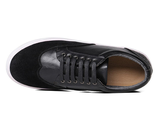 Mesh Linling Walking Lace Up męskie buty z płaską podeszwą buty casual Sneakers PU Upper