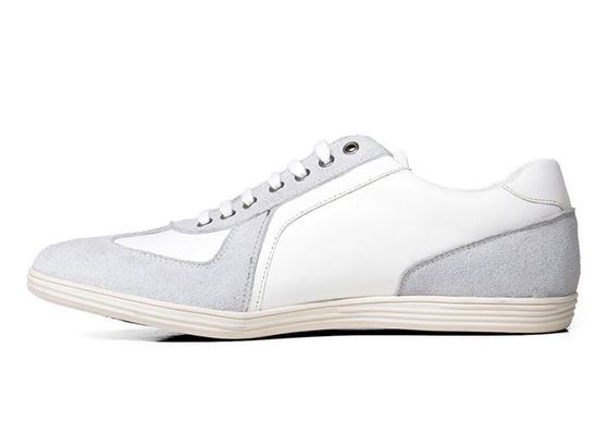 OEM męskie buty casual Suede skóra męskie białe buty płaskie