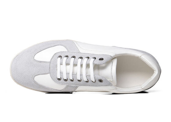 OEM męskie buty casual Suede skóra męskie białe buty płaskie