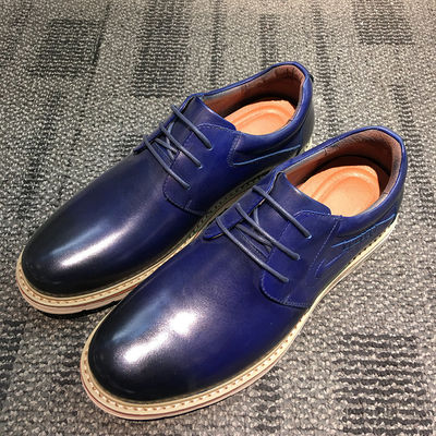 Męskie buty z mikrofibry, buty z suedy.