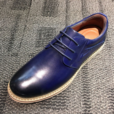 Męskie buty z mikrofibry, buty z suedy.